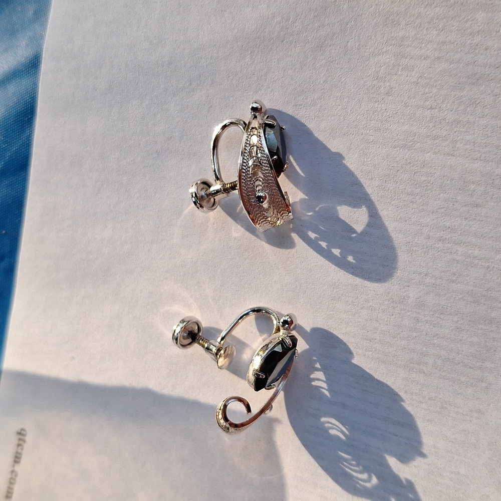 Sorrento sterling earrings hematite